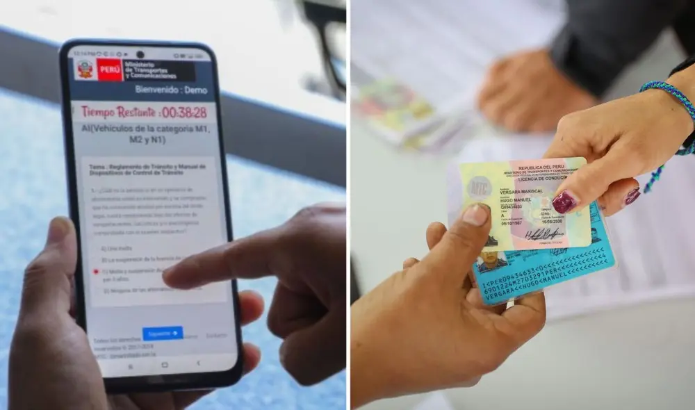 En el caso de la renovación de licencia para autos, desde el 2019 no es necesario dar el examen de conocimientos. Foto: Andina/Lr
