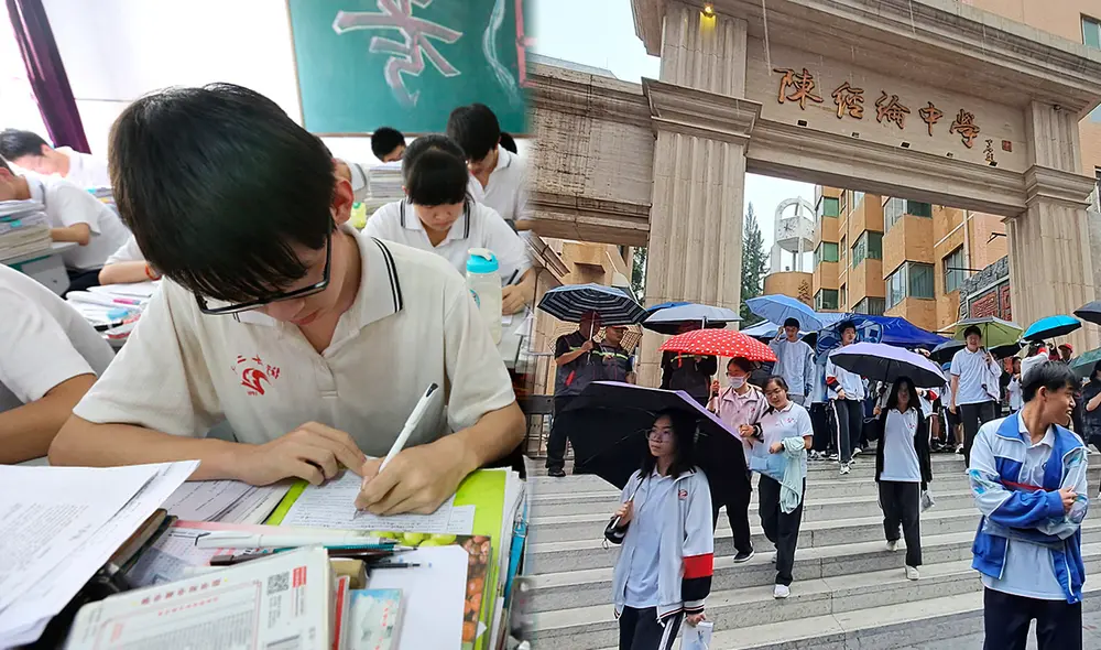 El Gaokao se realiza durante dos o cuatro días, dependiendo de la provincia, en China en junio de todos los años. Foto: composición LR/Francisco Claros/La República/VCG
