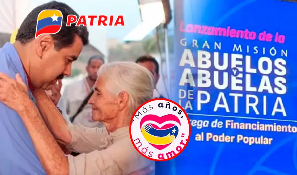 El Bono para los Abuelos se ha convertido en tendencia en Venezuela. Foto: composición LR/Patria/Gran Misión Abuelos y Abuelas de la Patria.