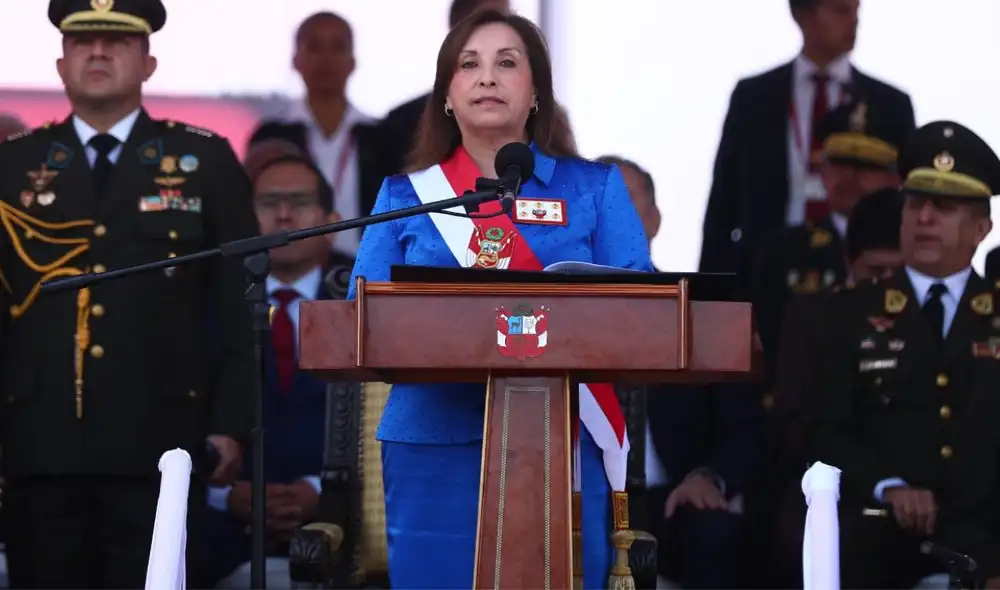 Dina Boluarte llamó a todas las fuerza políticas y a la sociedad civil a trabajar por la unidad del país. Foto: Andina