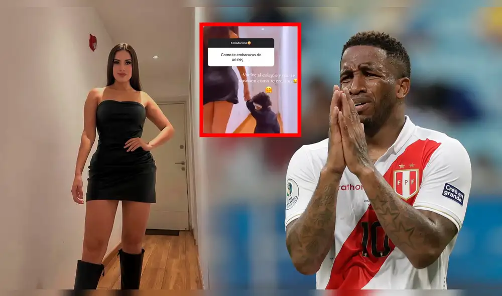Darinka Ramírez respondió a duros comentarios contra Jefferson Farfán. Foto: Instagram Darinka Ramírez/FPF