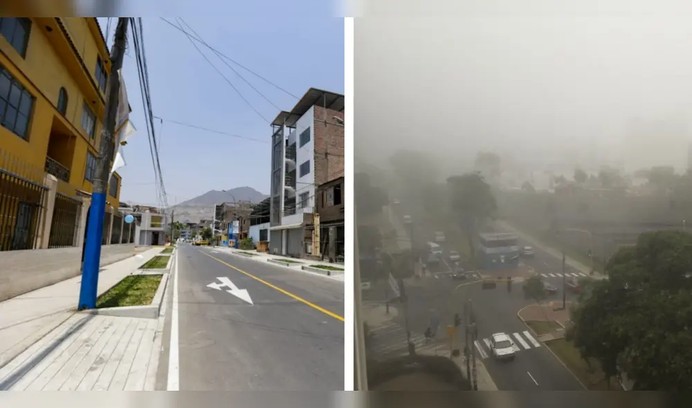 SJL tendrá un poco de sol, pero el Callao no. Foto: composición LR/Municipalidad de SJL/Senamhi