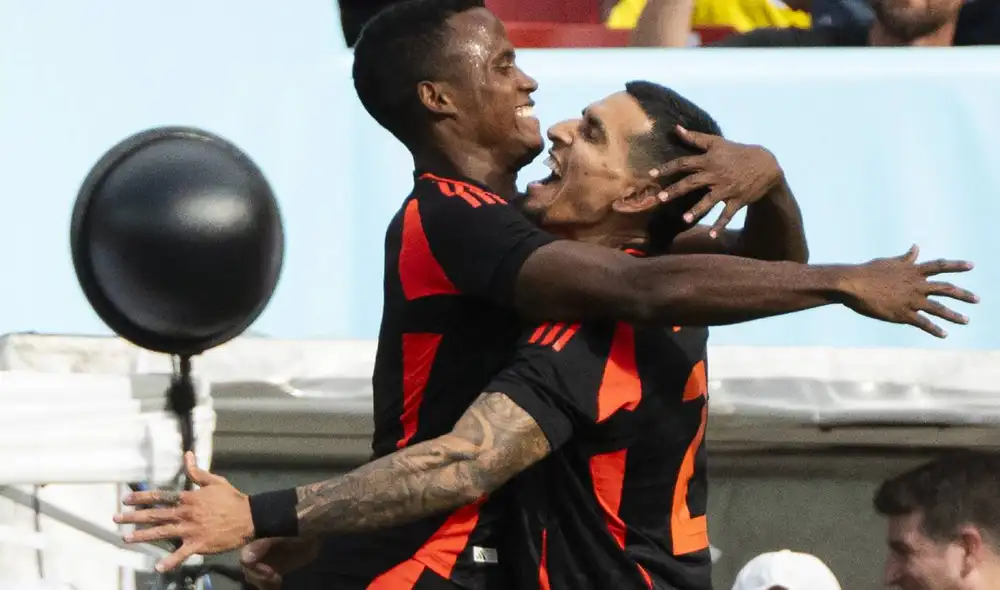 Colombia venció a Estados Unidos en amistoso internacional. Foto: AFP.