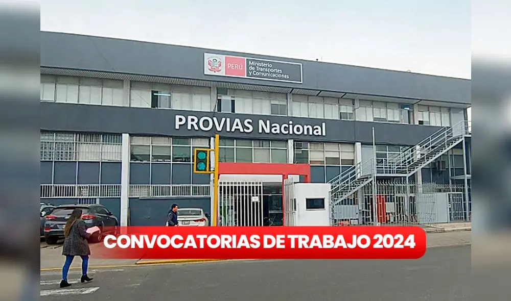 Provias Nacional ofrece contratos CAS para profesionales. Composición:LR/ Difusión