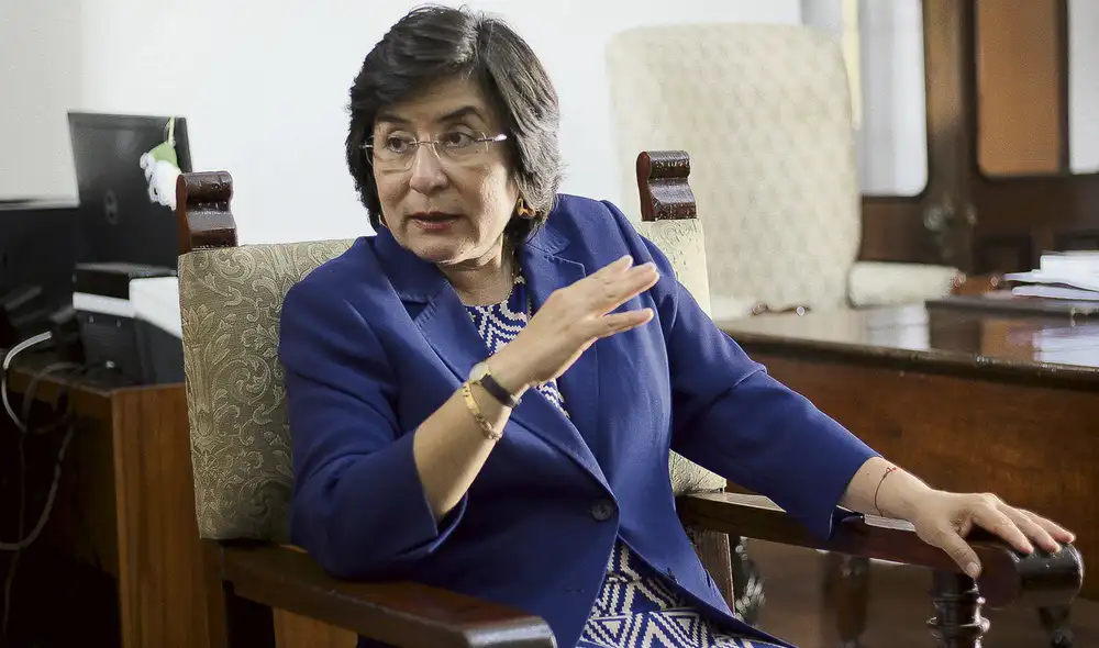 Marianella Ledesma fue expresidente del Tribunal Constitucional. Foto y video: La República