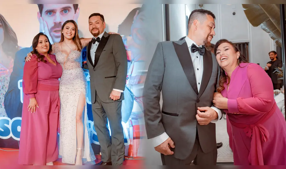 Amy Gutiérrez, emotiva, agradece a sus padres por el apoyo incondicional. Foto: composición LR/Facebook Amy Gutiérrez