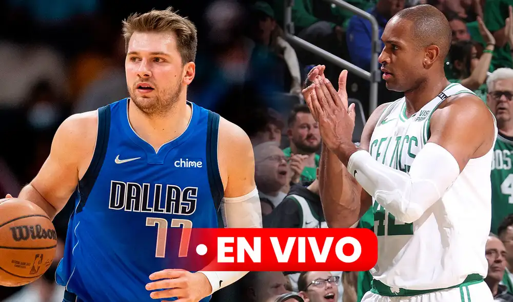 En el primer juego, Dallas Mavericks cayó 107-89 ante Boston Celtics en el TD Garden. Foto: composición LR/En El Nacional/AFP