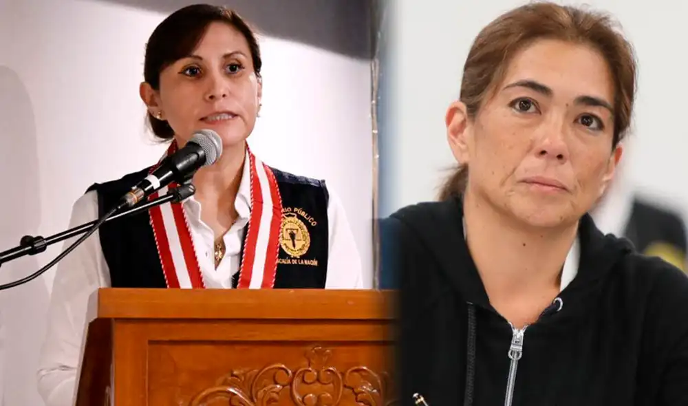 Patricia Benavides interrogó a Sara Goray en Miami en 2023. Foto: composociónLR/Andina Patricia Benavides interrogó a Sara Goray en Miami en 2023. Foto: composociónLR/Andina