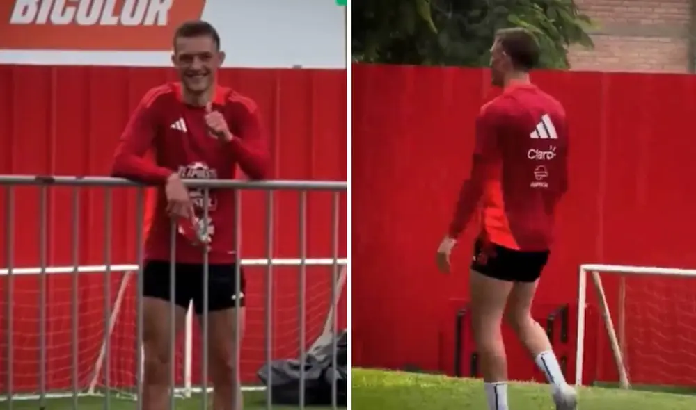 Oliver Sonne no jugó ante Paraguay. Foto: composición LR/captura de Movistar Deportes