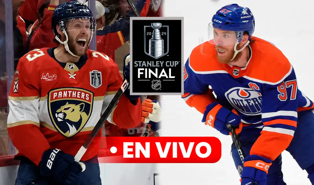 El game 2 de Florida Panthers vs. Edmonton Oilers se jugó en el Amerant Bank Arena de Sunrise. Foto: composición LR / AFP / NHL