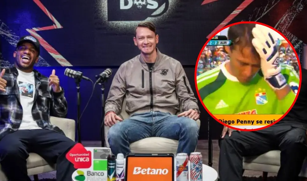 Diego Penny contó detalles de cómo sucedió el golpe en la final entre Cristal y Aurich. Foto: Enfocados Podcast/Movistar Deportes