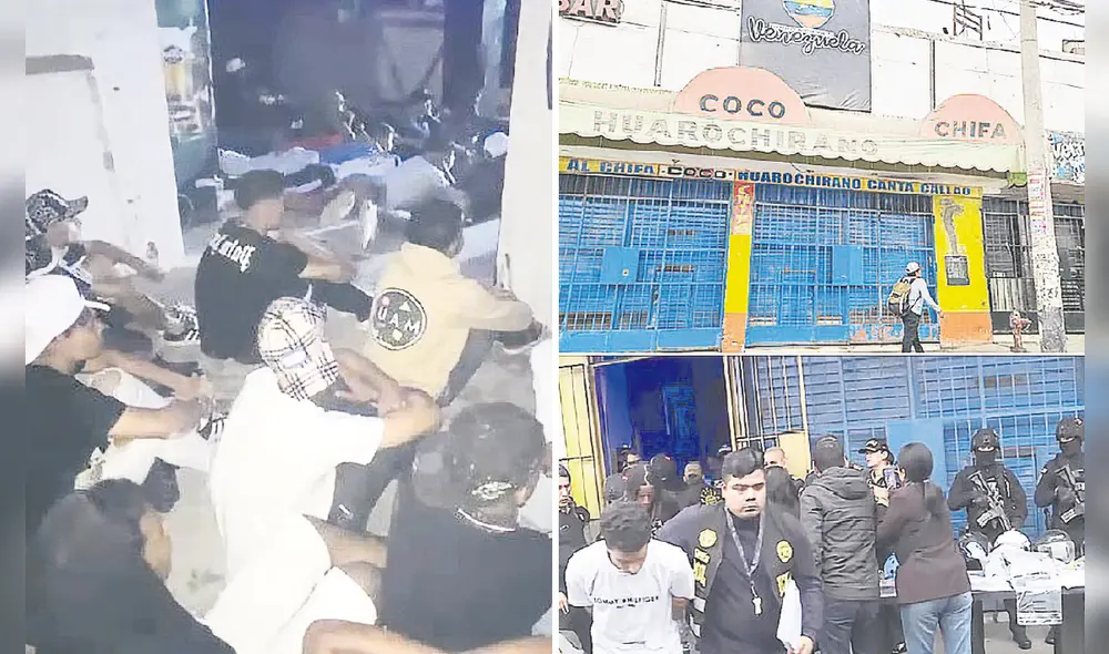 Intervención. Agentes de investigación criminal incursionaron en el local K-leta Bar y arrestaron a 61 personas, entre ellas 47 venezolanas y dos colombianas. Foto: difusión