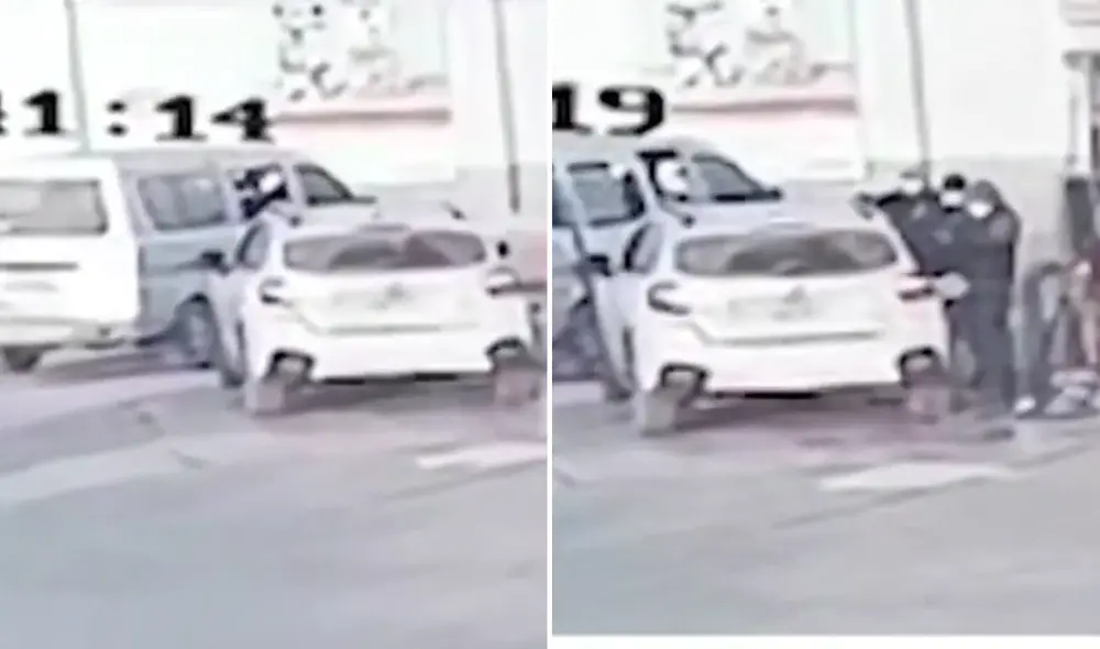 Delincuentes armados asaltan a empresaria. Foto: captura Delincuentes armados asaltan a empresaria. Foto: captura