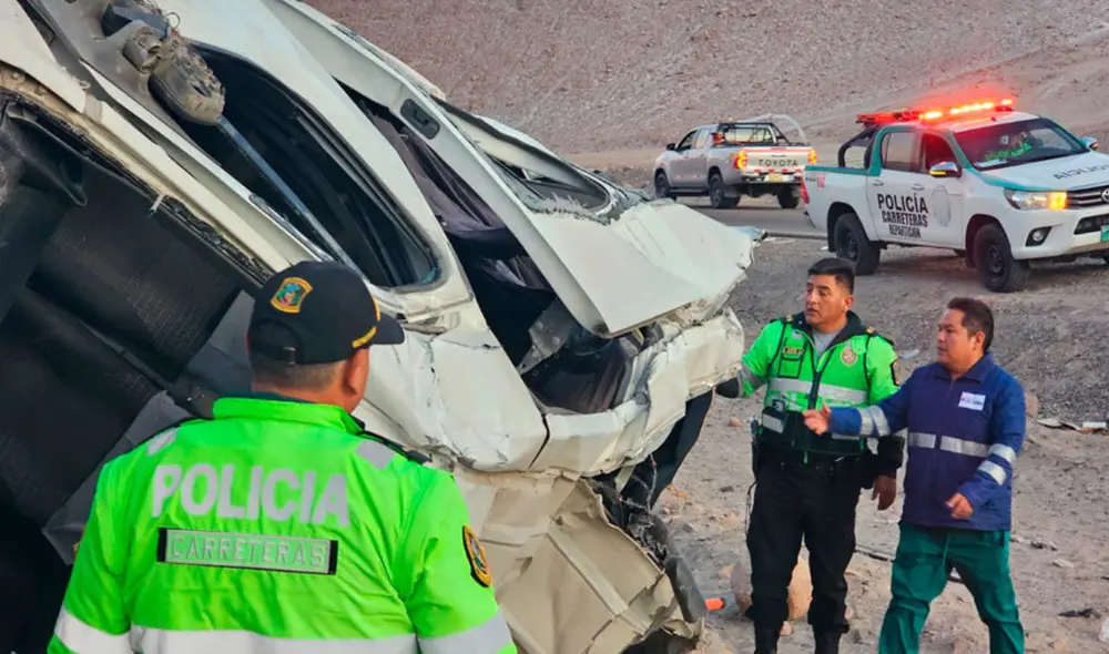 El accidente fue cerca a la minera Cerro Verde. Foto: difusión.