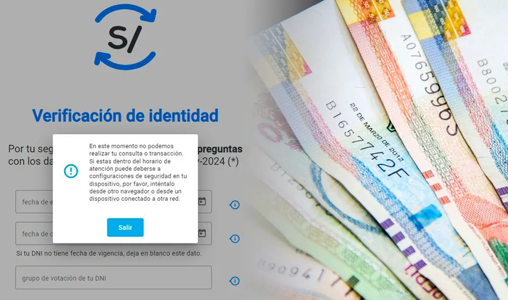 Usuarios reportaron fallas en la página web de retiro AFP 2024. Foto: Composición LR/Andina Usuarios reportaron fallas en la página web de retiro AFP 2024. Foto: Composición LR/Andina