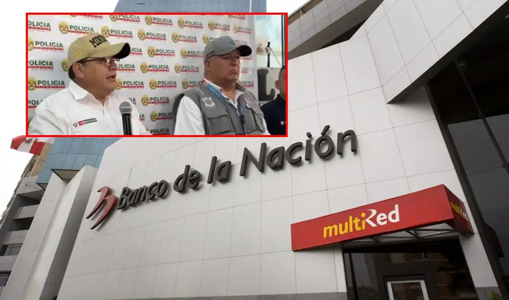 Organización habría operado por más de 10 años en el Banco de la Nación. Composición: LR/Andina Organización habría operado por más de 10 años en el Banco de la Nación. Composición: LR/Andina