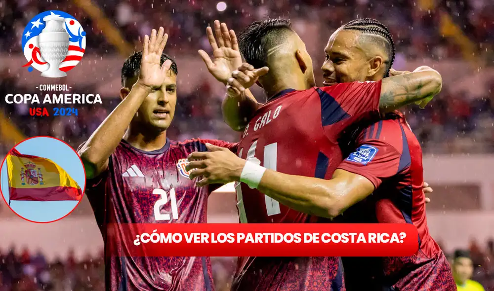 Costa Rica debuta en la Copa América 2024 este lunes 24 de junio (primeras horas del martes 25 en España). Foto: composición LR / FCRF / Freepik
