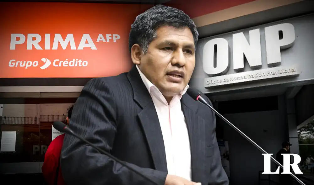 El congresista Jaime Quito calificó de "fraudulenta" la votación del dictamen de la ley de reforma del sistema de pensiones. Foto: composición LR/Andina