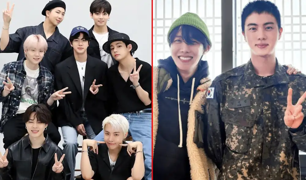 A horas de la salida de Jin, los miembros de BTS podrán reencontrarse con el idol tras su salida del servicio militar. Foto: composición LR/BIGHIT