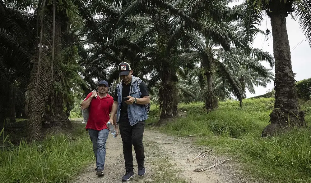 A pesar de los desafíos, muchos como Mario Alvarado y Danny Gámez persisten en su búsqueda del "sueño americano". Foto: EFE A pesar de los desafíos, muchos como Mario Alvarado y Danny Gámez persisten en su búsqueda del "sueño americano". Foto: EFE