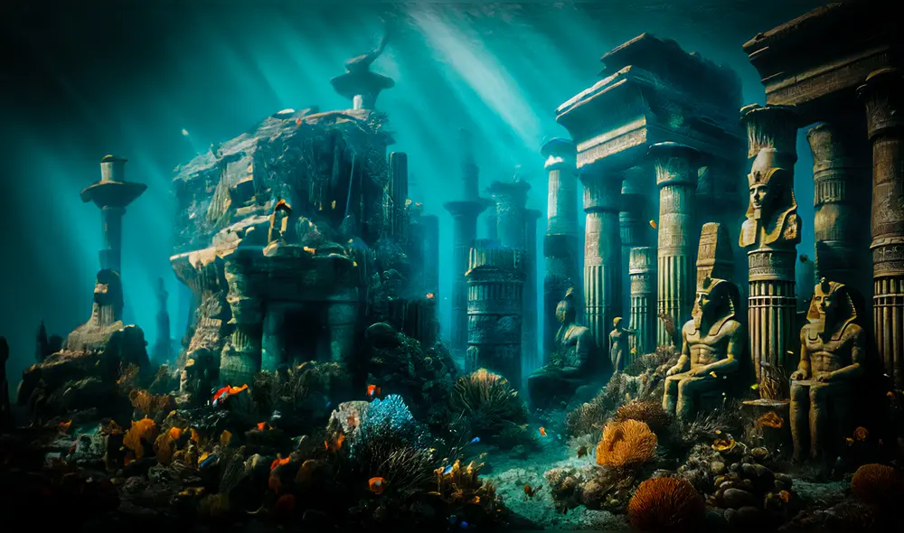 Heracleion era el lugar donde los nuevos faraones tenían que ir para recibir su poder divino y legitimar su reinado. Imagen: IA Heracleion era el lugar donde los nuevos faraones tenían que ir para recibir su poder divino y legitimar su reinado. Imagen: IA