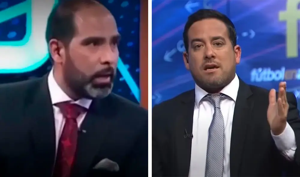 Óscar del Portal consideraba que Advíncula debía ser titular, mientras que Richard de la Piedra explicaba por qué Fossati pone por delante a Andy Polo. Foto: composición LR/captura de 'Fútbol en América'
