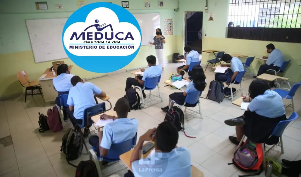 Conoce toda la información del siguiente periodo de tres meses en las escuelas. Foto: composiciónLR/La Prensa Panamá/MEDUCA