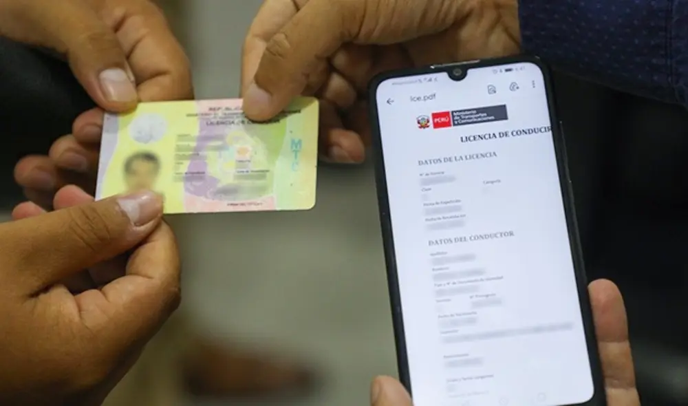 El MTC es la entidad encargada de otorgar las lciencias de conducir. Foto: Andina El MTC es la entidad encargada de otorgar las lciencias de conducir. Foto: Andina