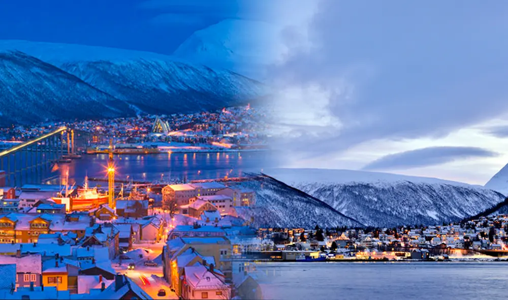 La noche polar se debe a la inclinación del eje de la Tierra. Foto: Jazim Ceras/ Lugares de Aventura La noche polar se debe a la inclinación del eje de la Tierra. Foto: Jazim Ceras/ Lugares de Aventura