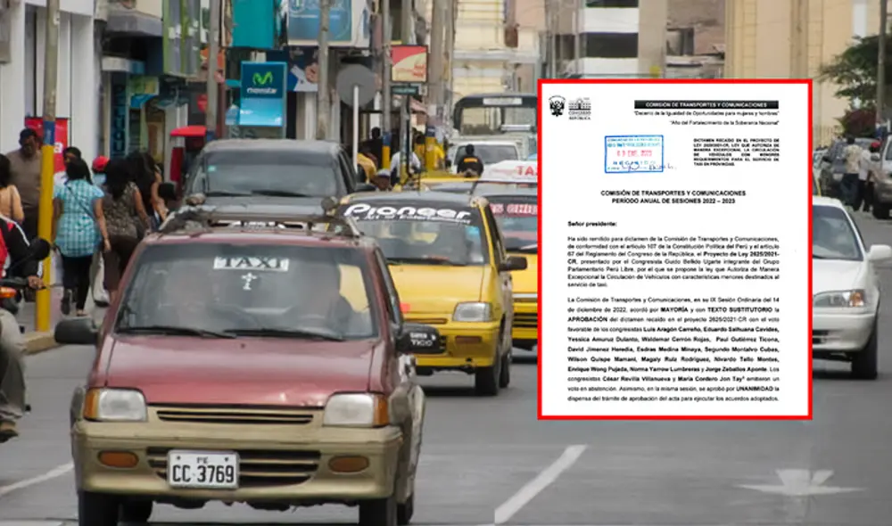 El proyecto de ley de Bellido sobre taxis modelo Tico genera controversia. Foto: Municipalidad Provincial de Chiclayo