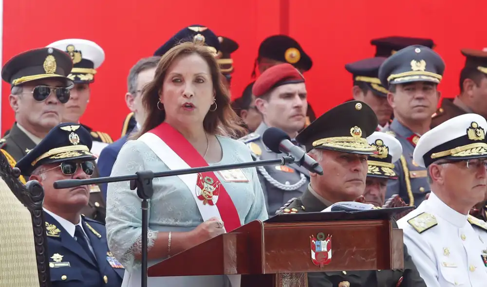 Dina Boluarte tiene más de 50 días sin declarar a la prensa. Foto: difusión. Dina Boluarte tiene más de 50 días sin declarar a la prensa. Foto: difusión.