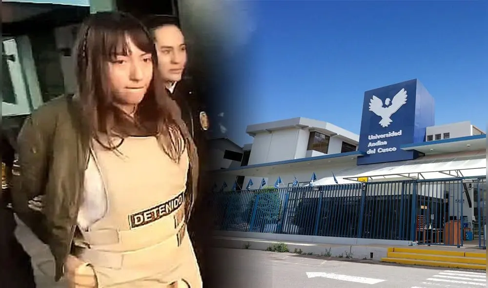 La Policía detuvo a Fabiola Córdoba Llanos por el presunto delito de falsedad genérica. Foto: composición LR/Universidad Andina/PNP La Policía detuvo a Fabiola Córdoba Llanos por el presunto delito de falsedad genérica. Foto: composición LR/Universidad Andina/PNP