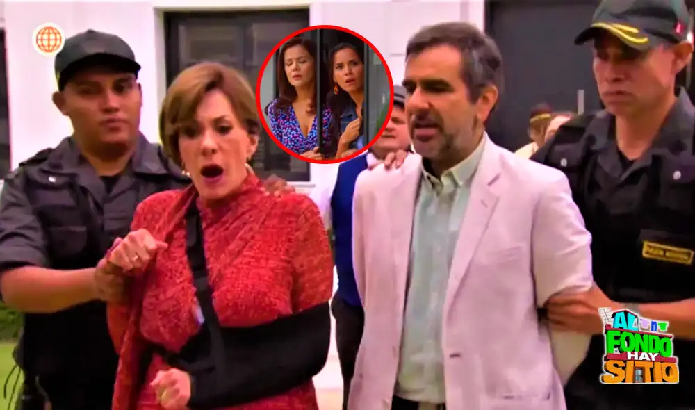 Charo y Olinda no podían creer lo que pasó con Francesca y Diego. Foto: composición LR/América TV - Video: América TV