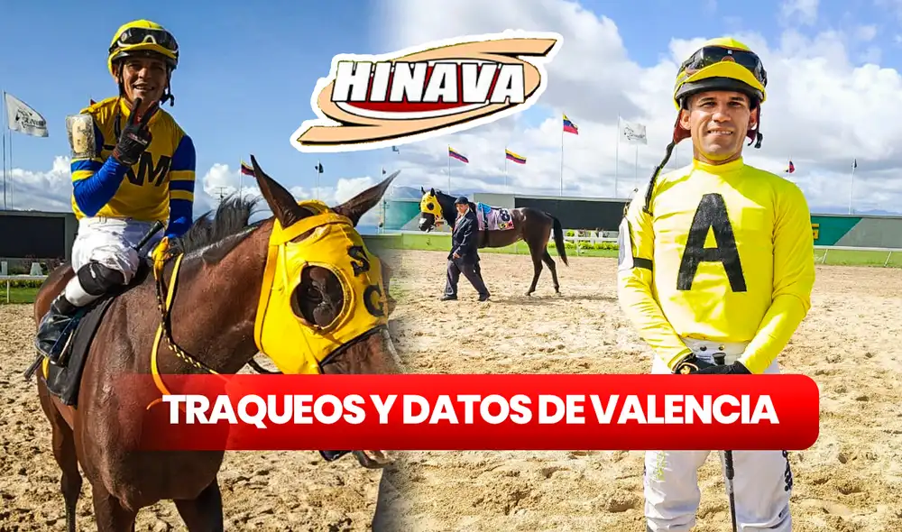 Revisa los traqueos para que sepas cómo llega cada caballo y realiza tu apuesta con apoyo de los datos de última hora de Valencia. Foto: composición LR/Hinava