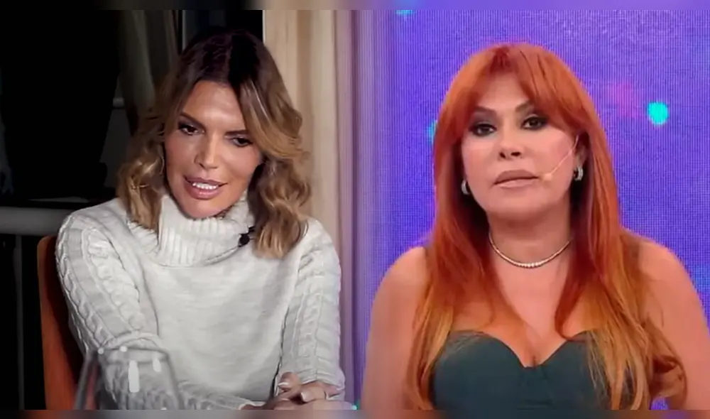 Jessica Newton habló acerca de su encuentro con Magaly Medina. Foto: composición LR/Magaly TV La firma/Youtube Jessica Newton habló acerca de su encuentro con Magaly Medina. Foto: composición LR/Magaly TV La firma/Youtube