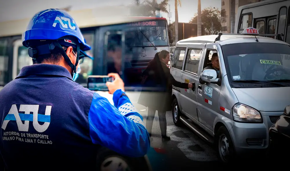 Fiscalizadores de la ATU ya no podrían intervenir a taxis por aplicativo. Foto: Composición LR/ATU Fiscalizadores de la ATU ya no podrían intervenir a taxis por aplicativo. Foto: Composición LR/ATU