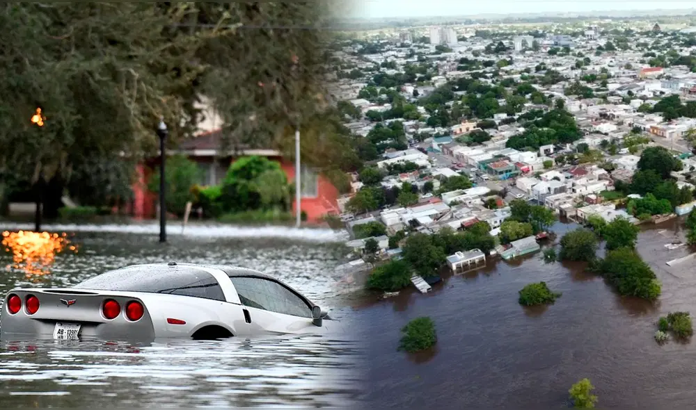 Según el Servicio Nacional Meteorológico de Estados Unidos la precipitaciones llegarían a alcanzar hasta los 23 cm esta semana.| Foto: Composición LR | CNN | Intendencia de Florida Según el Servicio Nacional Meteorológico de Estados Unidos la precipitaciones llegarían a alcanzar hasta los 23 cm esta semana.| Foto: Composición LR | CNN | Intendencia de Florida