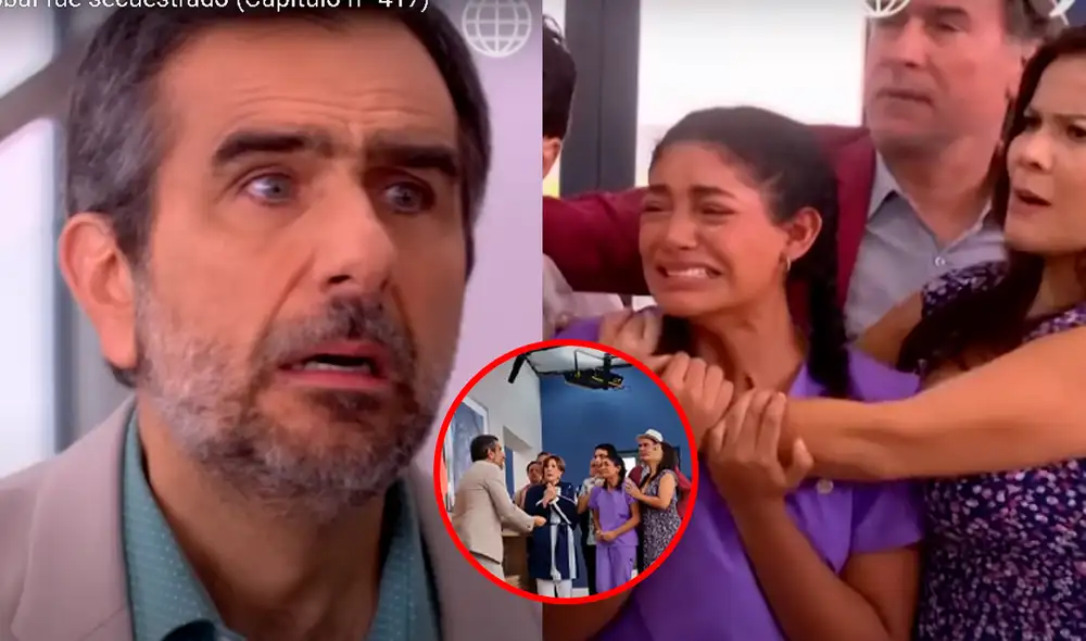 En 'Al fondo hay sitio' se reveló como fue la grabación de una de las escenas más duras de la serie de América TV. Foto: Composición LR/América TV