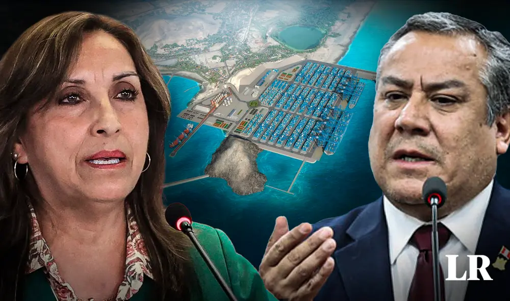 El Megapuerto de Chancay generará aproximadamente 4.500 millones de dólares anuales. Foto: composición LR/Andina