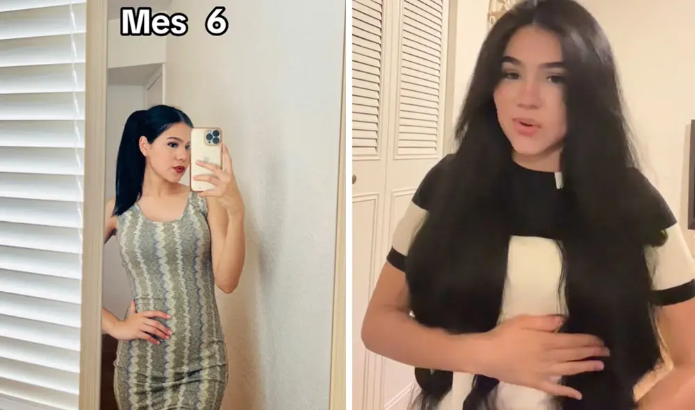 Joven se enteró que iba a ser mamá y algunas horas después dio a luz. Foto: composición LR/ TikTok