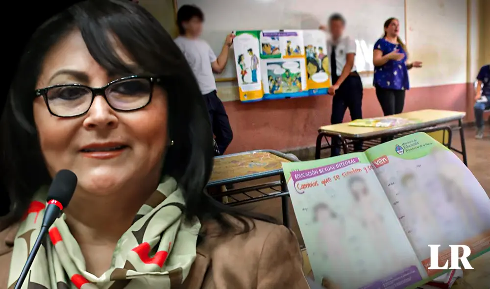 La congresista María Jauregui votó por su propio PL casi al finalizar la sesión de la comisión. Foto: composición LR.