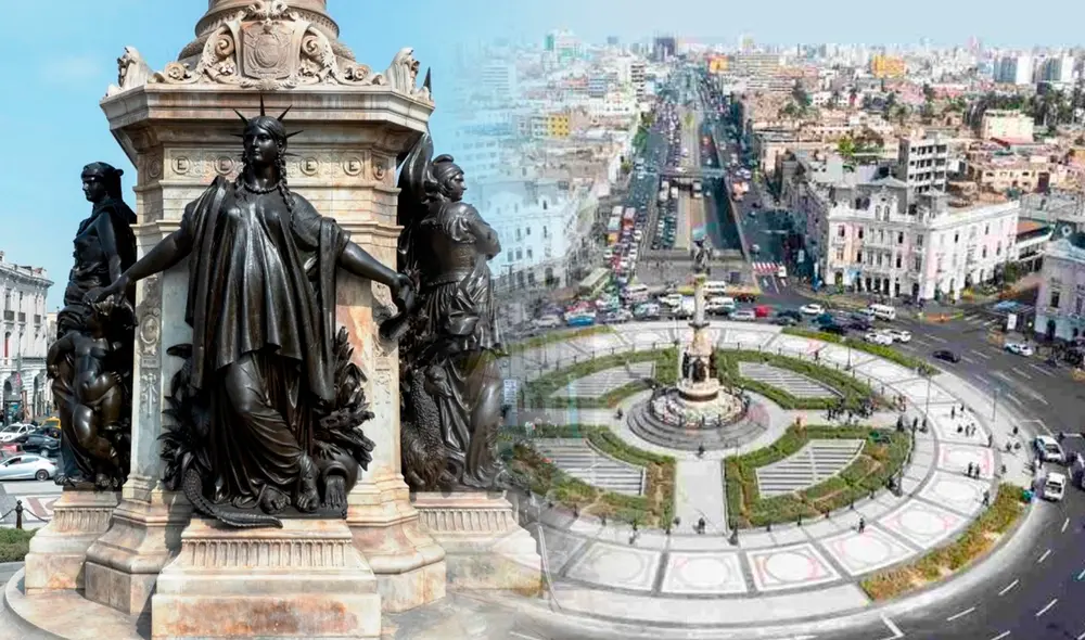 Se planea la instalación de un nuevo sistema de iluminación en los alrededores del monumento.Foto: composición LR/Andina