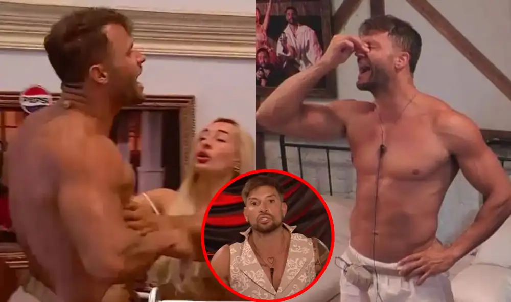 Fabio Agostini ya tuvo diversos problemas en el pasado con Luis Mateucci en 'Ganar o servir'. Foto: Composición LR/Captura Youtube