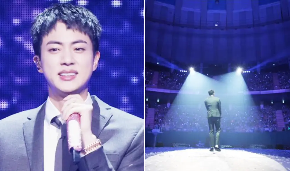 Antes del esperado reencuentro con ARMY, Jin realizó un LIVE tras su salida del servicio militar. Foto: composición LR/X nbtstae