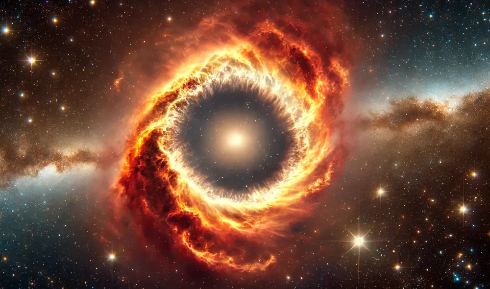 Los científicos postulan que El Gran Atractor no es un agujero negro supermasivo porque sus características son distintas. Foto: IA/LR