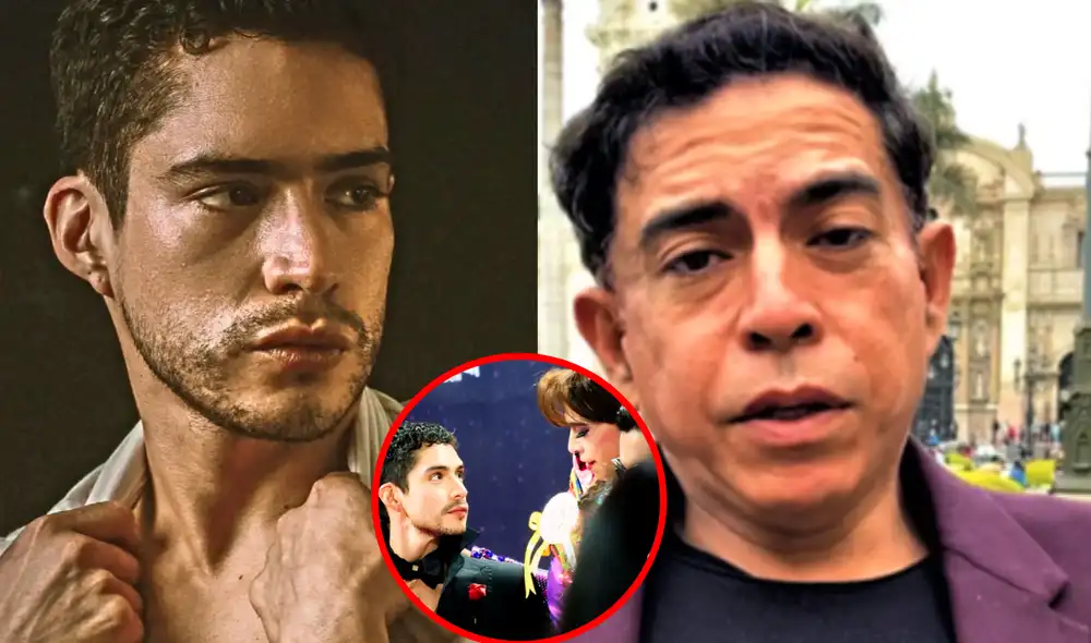 Miguel Dávalos interpreta a André, personaje que hace referencia a Alex Brocca, en 'Chabuca'. Foto: Composición LR/Miguel Dávalos/Instagram/difusion