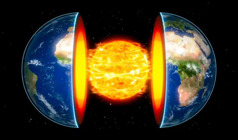 El núcleo de la Tierra empezó a moverse más lento desde 2010. Foto: composición LR / captura de Youtube