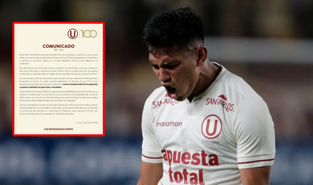 Universitario de Deportes emitió un fuerte comunicado en contra de Alianza Lima. Foto: La República/Luis Jiménez