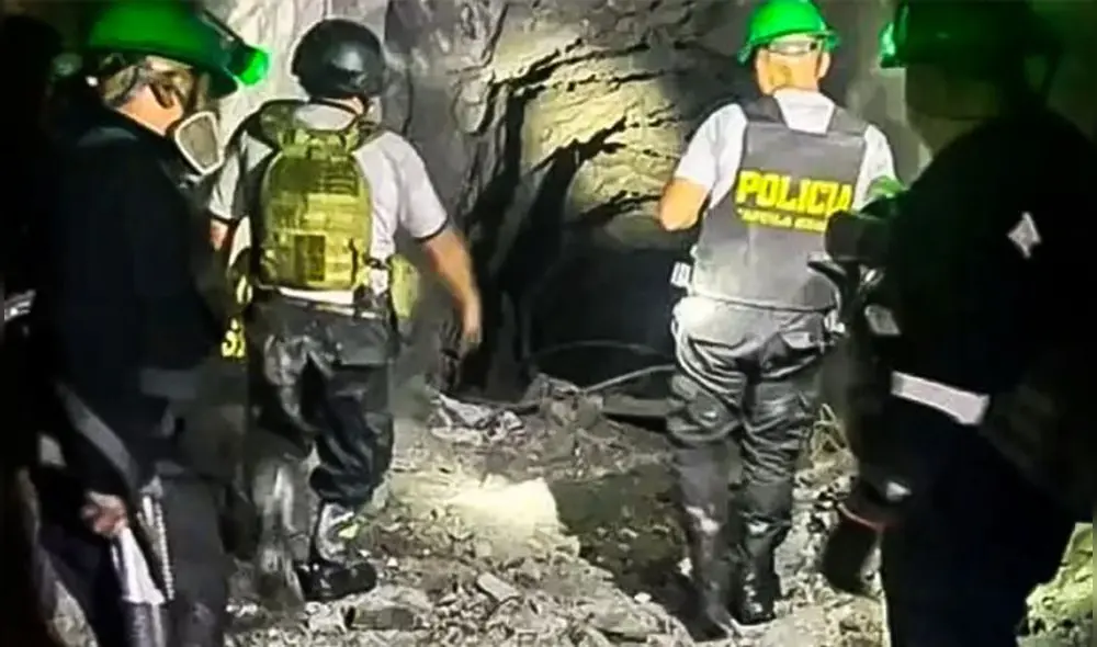 La Libertad. Derrumbe se registró en socavón de La Poderosa. Foto: El Peruano