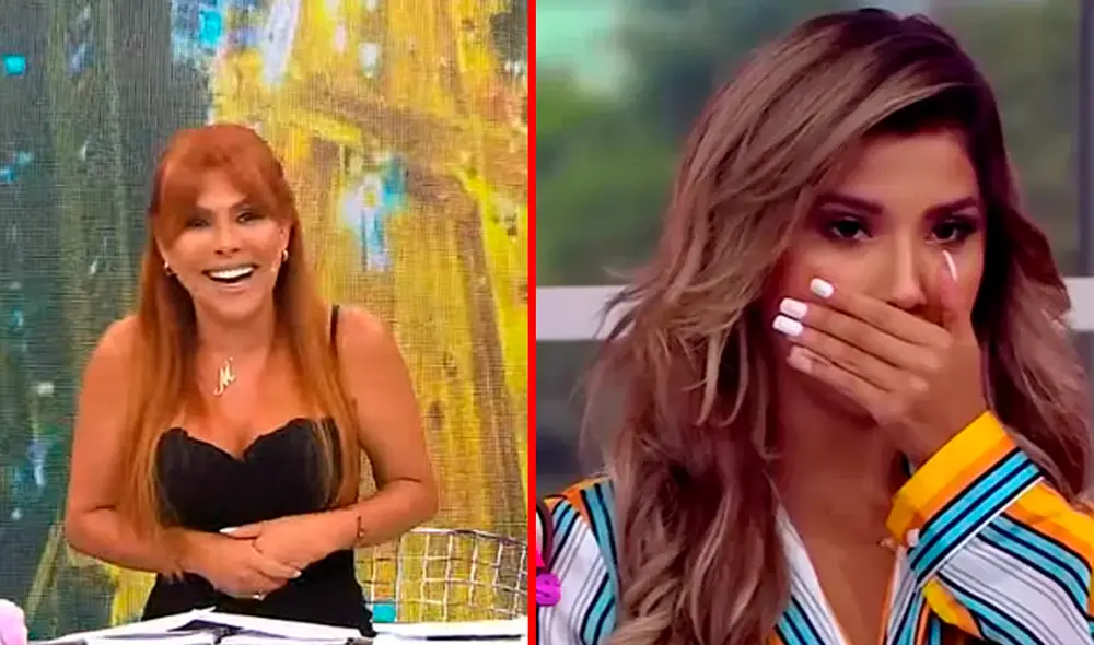 Magaly Medina ridiculizó EN VIVO a Yahaira Plasencia. Foto: Composición LR/ATV/AméricaTV.